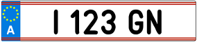 Truck License Plate